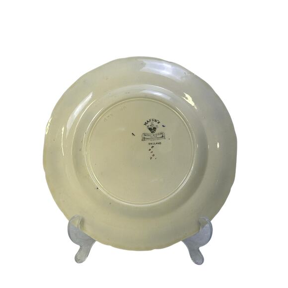 Antique Mason's Ironstone China England 'Windsor' 9.5" Luncheon Plate - Picture 7 of 11